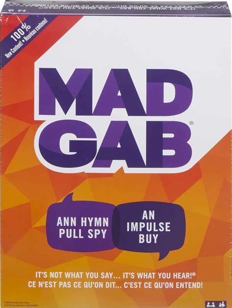 mad gab game|Mad Gab .